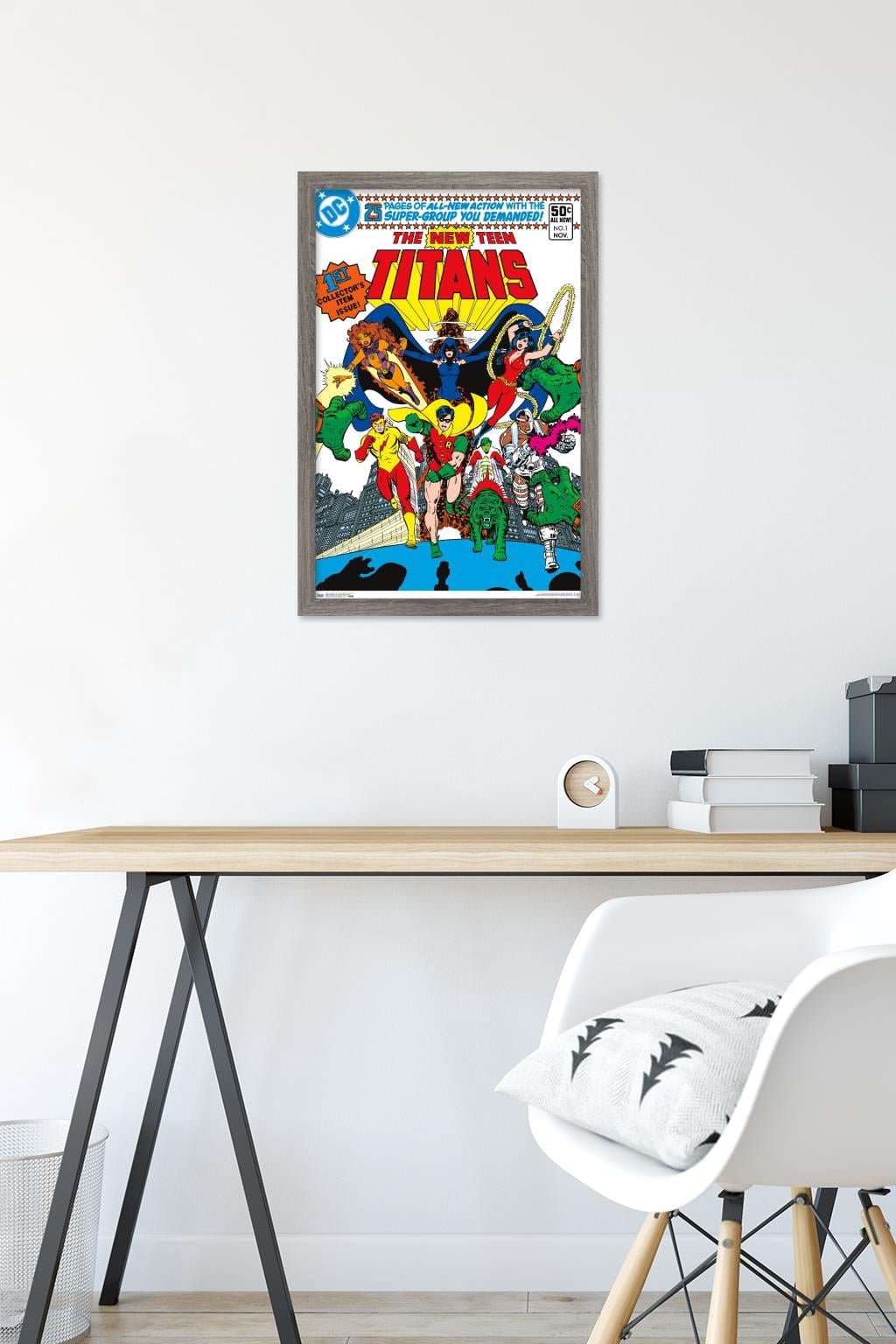 DC Comics - Teen Titans - The New Teen Titans #1 Wall Poster, 14.725" x 22.375", Framed