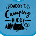 thumbnail image 4 of Inktastic Daddys Camping Buddy Boys or Girls Baby Bib, 4 of 4