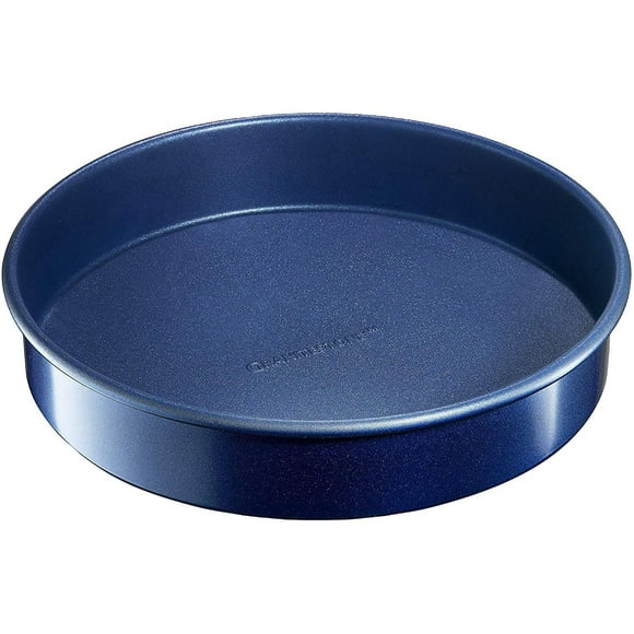 Moule à Gâteau Rond Antiadhésif Granitestone Bleu – Plateau de Cuisson en Aluminium de 9,5 po, Résistant au Four et Compatible avec le Lave-Vaisselle