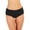Black, variant on Calvin Klein Womens Mid-Rise Bikini Swim Bottom Separates Navy XS