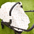 thumbnail image 2 of Parent's Choice Muslin Car Seat Cover, 100% Cotton, Adjustable, Breathable, 2 of 6