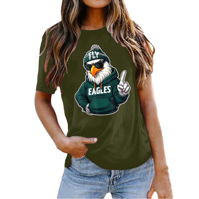 YDLCAFD T-Shirts pour Femmes Packs T-Shirt Col Rond Imprimé Élégant pour Femmes