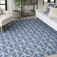 thumbnail image 4 of Nourison Aloha Indoor/Outdoor Blue 3'6" x 5'6" Area Rug, (4x6), 4 of 10