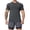 Gray, variant on Gustave Workout Shirts Gym Tops for Men Dry Fit Athletic T-Shirts Crew Neck Short Sleeve Moisture Wicking Lightweight Casual Tees - Gray, S