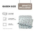 thumbnail image 5 of Regency Heights Queen Size Cotton Flannel Sheet Set, 4-Piece Flannel Bed Sheets Queen, 100% Cotton Bed Sheets Set with Deep Pocket, Multi Sloth, 5 of 7
