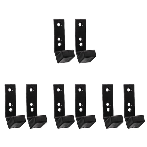 HOMEMAXS 8 Pcs  Wall Mounted Barbell Rack Barbell Storage Rack Weight Bar Holder Fitness Equipment Rack