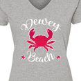 thumbnail image 4 of Inktastic Dewey Beach Delaware Women's V-Neck T-Shirt, 4 of 5