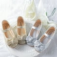 thumbnail image 3 of Zapatos de cuero para niñas, primavera y otoño, zapatos de princesa para niños, zapatos planos de fondo suave, zapatos para niñas pequeñas supermovidos, zapatos para niños, 3 of 5