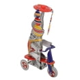 thumbnail image 1 of Elephant Tin Toy, Funny Unique Handmade Elephant On Tricycle Tin Toy  for Collection, 1 of 7