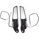 thumbnail image 1 of Espejo retrovisor aplicable para kawasaki yamaha con luz, alerón de espejo retrovisor de modificación de motocicleta de viento fijo, 1 of 5