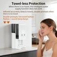 thumbnail image 3 of Hot Towel Dispenser, 5-Second Rapid Heating Face Towel Warmer with 5 Temperature Settings (37-75°C), 130°F Adjustable Constant Temp, Portable Spa Towel Machine for Facial, Bathroom & Home Use, 3 of 7