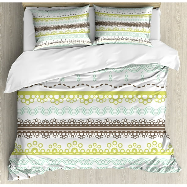 Green And Brown Duvet Cover Set Geometrical Half Circles Lines Curves Fl Design Decorative Bedding With Pillow Shams Yellow Mint Umber By Ambesonne Com - Mint Green And Yellow Bedding Green And Brown Duvet Cover Set Geometrical Half Circles Lines Curves Fl Design Decorative Bedding With Pillow Shams Yellow Mint Umber By Ambesonne Com - Mint Green And Yellow Bedding