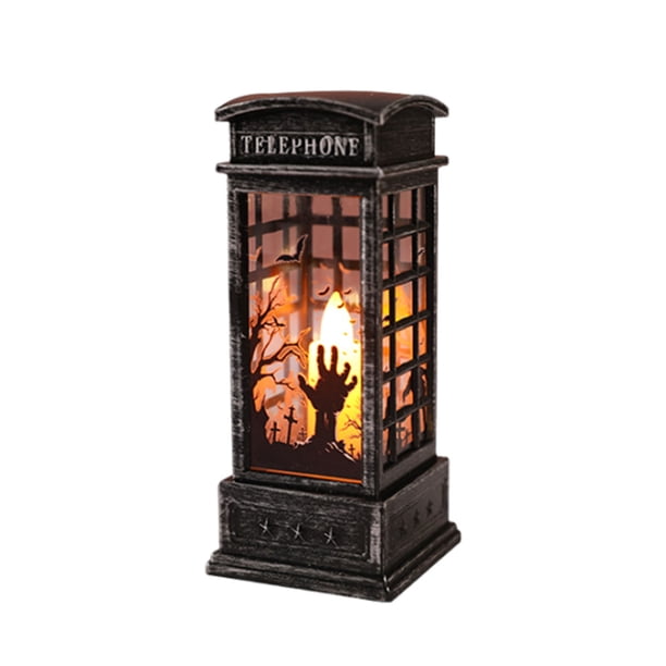 Decoraciones de Halloween CLLC, Lámpara de luz LED para puerta, decoración de habitación, farolillo para fiestas, accesorios para el hogar, decoración de Halloween para fiestas, accesorios para el ho