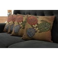 thumbnail image 2 of Ambesonne Ethnic Throw Pillow Cover 4 Pack, 3 Turtles Ornamental, 16", Multicolor, 2 of 6