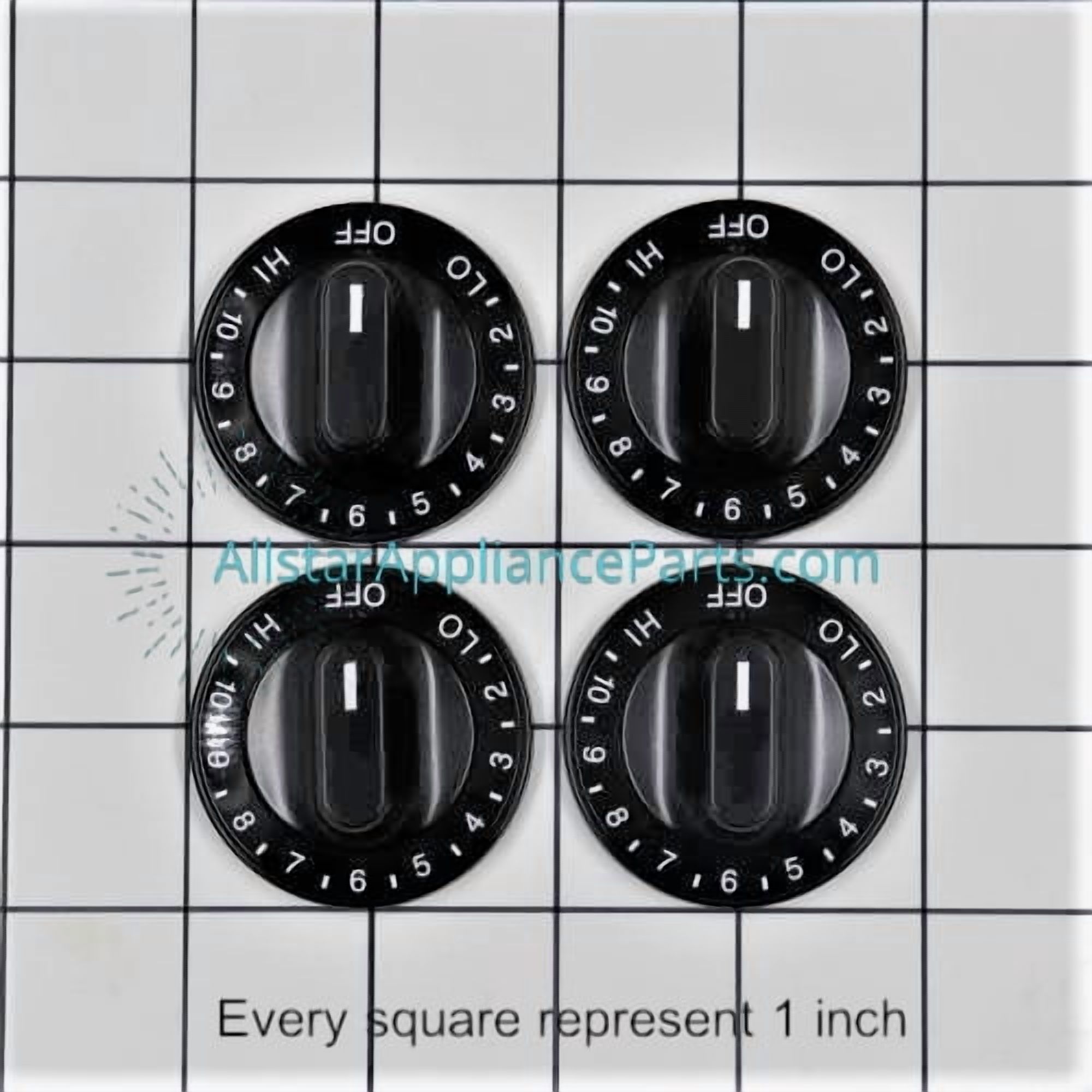 Whirlpool Range/Stove/Oven Control Knob Kit 12200035