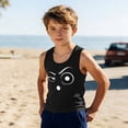 thumbnail image 2 of Auroural Boys Clothes Size 6 Boys Tank Tops Size 6 Toddler Kids Boys and Fashion Cute Gradient Print Soft Sleeveless Bottom Camisole, 2 of 6