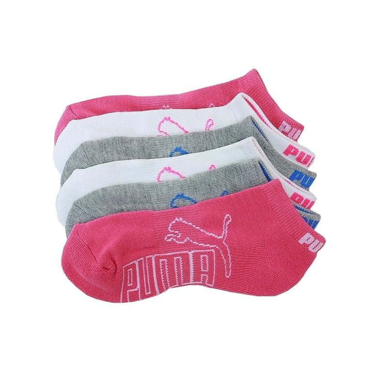 Puma Women s 6 Pairs Cushion Assorted Comfort Low Cut Socks Sz 9 11 Fits 4 10.5 Walmart