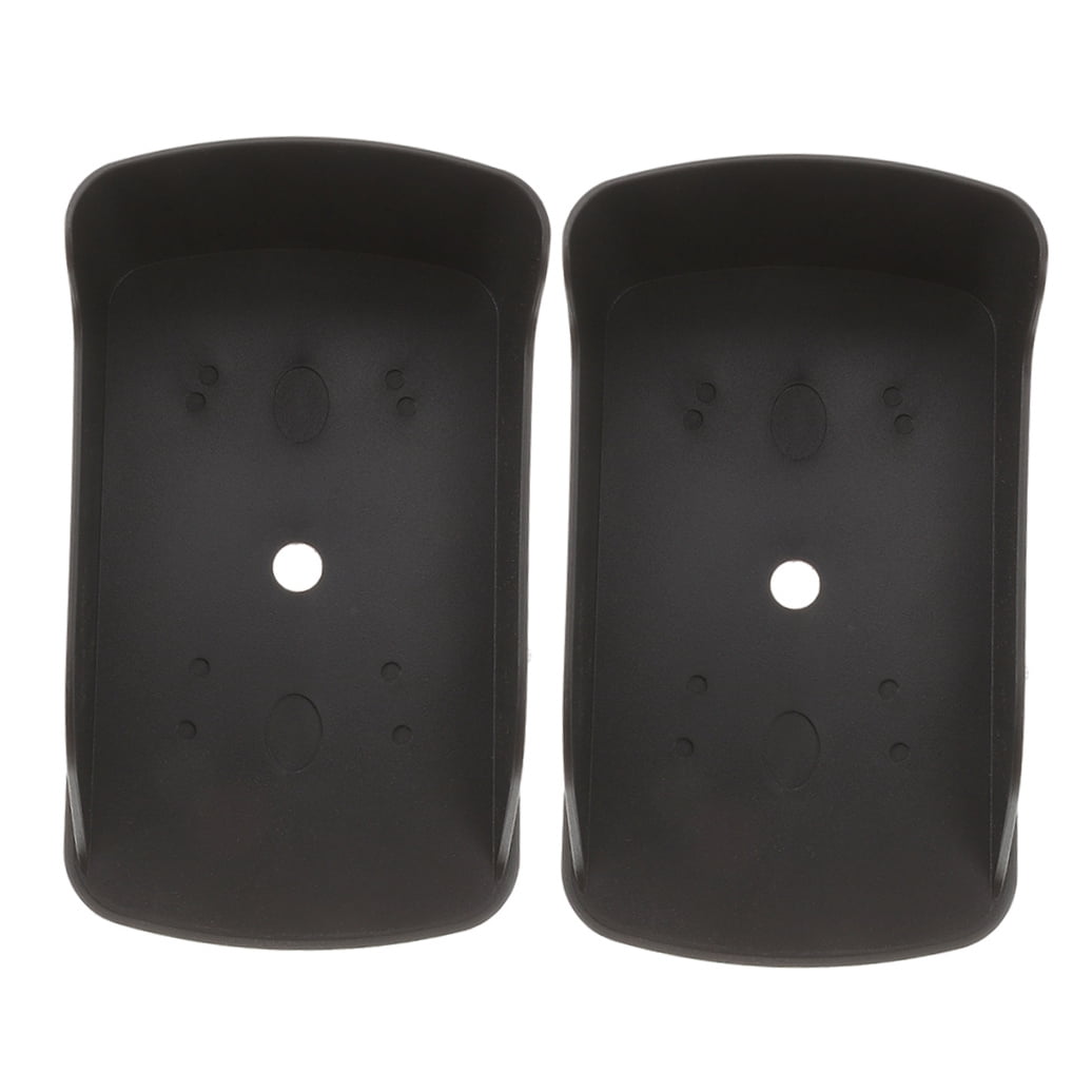 WHAMVOX  2 Pcs Door Bell Cover Outdoor Doorbell Protector Rain Waterproof Black