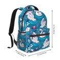 thumbnail image 2 of Easygdp Swan On The Pond Mochila Ergonómica Versátil para Laptop - Múltiples Bolsillos, Correas Ajustables, Unisex para Escuela, Viajes y Actividades al Aire Libre-One Size, 2 of 5