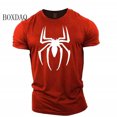 thumbnail image 1 of T-shirts Mode Homme Garphic adj Spider Manches Courtes Impression 3d Sport de Rue Tops Amples Décontractés Gym Entraînement Tee Homme, 1 of 6