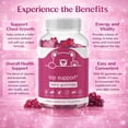 thumbnail image 6 of Top Support Berry Gummies for Women – Women’s Beauty & Chest Wellness Support Supplement, Berry Flavor, 1 Pack, 6 of 9