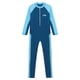 thumbnail image 5 of Traje de baño de una pieza para niños, traje de baño deportivo de manga larga con cremallera frontal UPF 50+, trajes de buceo con protección contra sarpullidos, 5 of 5