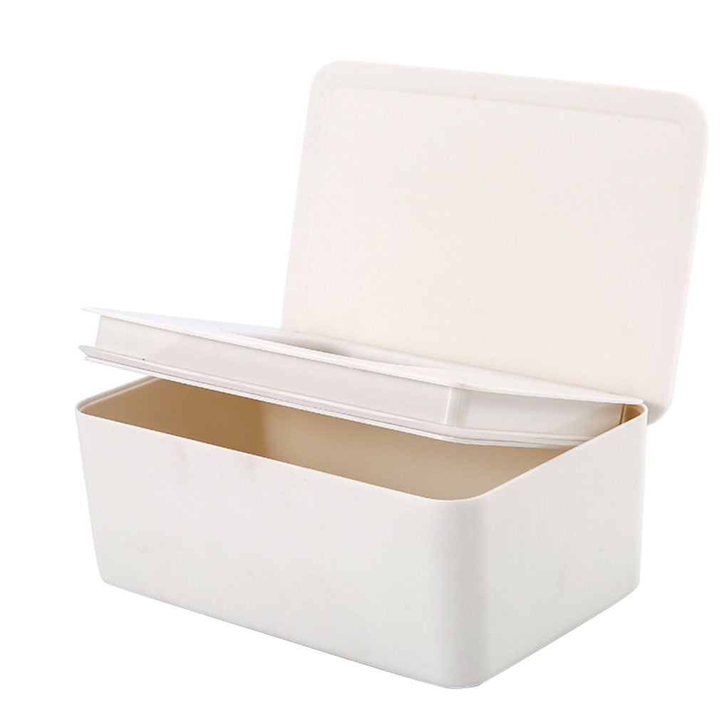 New Portable Baby Wipes Dispenser Box Dry Wet Paper Case with Cover Home Office Plastic Napkin Holder