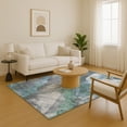 thumbnail image 7 of Addison Rugs Mayfield Premium Machine Washable Transitional Floral Blue Rectangle Rug, 9' x 12', 7 of 7