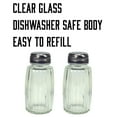 thumbnail image 5 of Rivers Edge Products Salt and Pepper Shakers Set, Unique Poly Resin and Glass Spice Dispenser, Novelty Kitchen Counter Decor, Bass Holding, 5 of 6