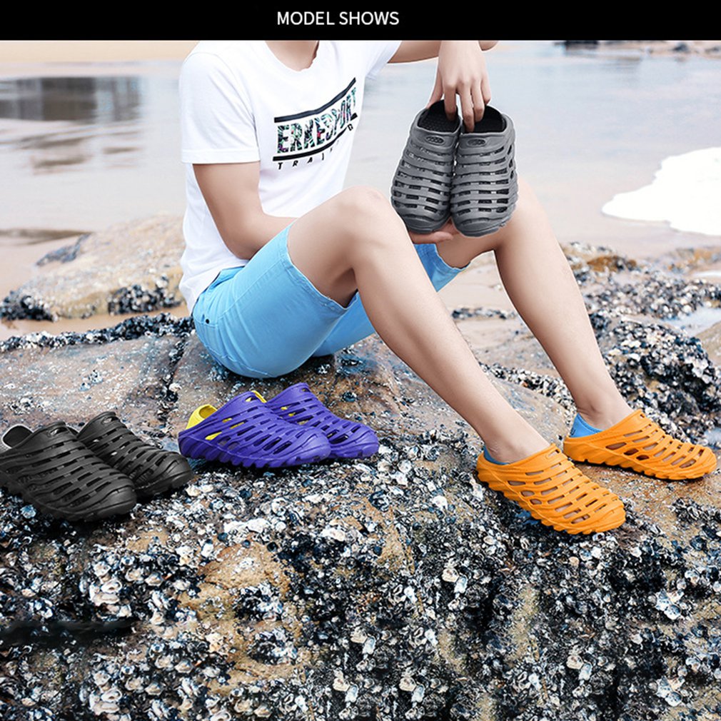beach shoes with holes