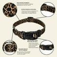 thumbnail image 4 of Country Brook Petz® Leopard Print Everyday Dog Collar - Made in the USA, Small, 4 of 5