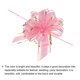 thumbnail image 4 of Lazos de organza Unique Bargains 10uds 7 Pulgadas Rosa para Boda Cestas Regalos Navidad Fiesta, 4 of 6