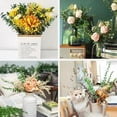 thumbnail image 4 of 10pcs Eucalyptus Stems Artificial Eucalyptus Leaves for Home Flowers Bouquet Centerpiece Wedding Decoration Christmas Decor, 4 of 10