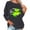 Dark Gray, variant on Affordable Christmas Corashan Ugly Christmas Sweater Funny Long Sleeve Blouses for Women Casual O-Neck Shirt Print Blouse Tops Loose Fit Fall Gray, XL