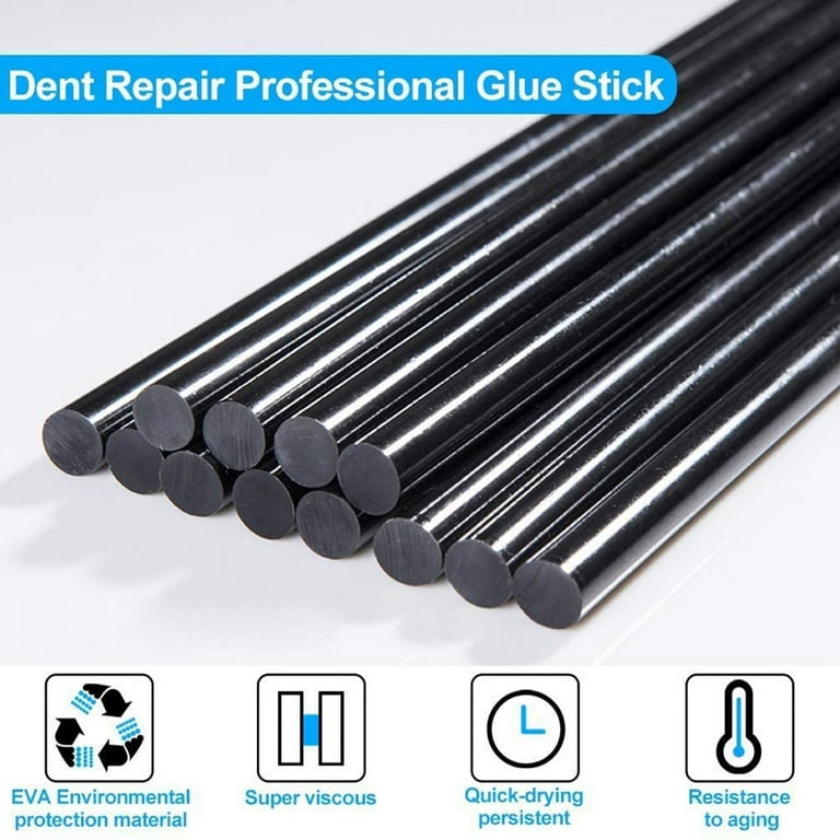15pcs Hot Glue Sticks, 270 X11mm Black Hot Glue Sticks For Car Body Dent  Repair Remover Crafts Diy Best Gift