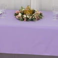 thumbnail image 4 of BalsaCircle 60" x 126" Lavender Premium Polyester Rectangular Tablecloth Table Linens Wedding Reception Decorations Catering Supplies, 4 of 8