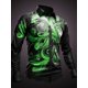 thumbnail image 1 of Camisa para hombre con estampado 3D de flores, para uso diario, para salir, otoño e invierno, de manga larga, ligera, de tejido elástico en 4 direcciones, 1 of 6
