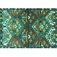 thumbnail image 1 of Ahgly Company Indoor Rectangle Persian Turquoise Blue Traditional Area Rugs, 3' x 5', 1 of 4