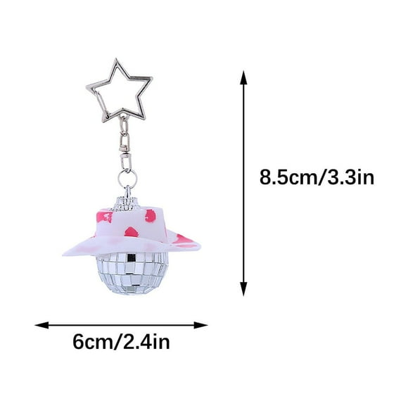 RKSTN Christmas Balls Christmas Ball Wearing A Hat Small Ball Home Pendant Mirror Keychain Car Accessories Christmas Decorations