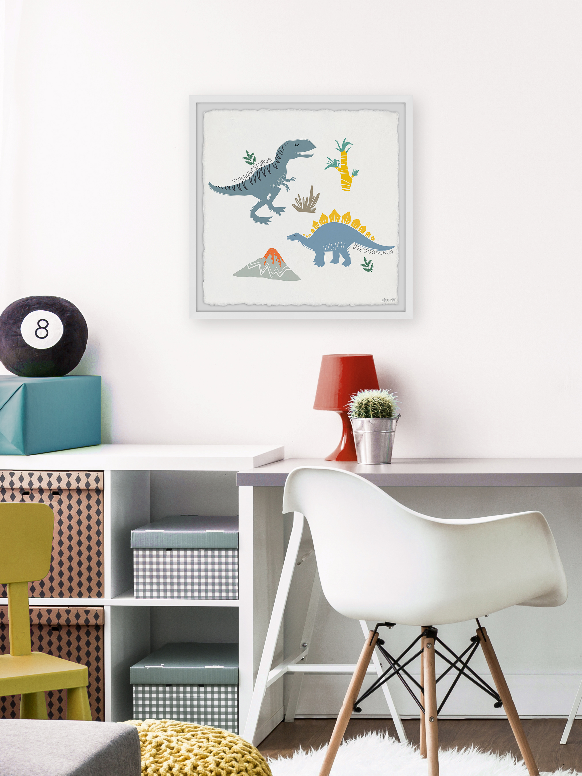 Marmont Hill Dino Day Out Framed Wall Art