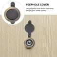 thumbnail image 5 of Nicehomfit Black Copper Door Viewer Privacy Cover Anti-Rust Wear-Resistant 2Pcs, 5 of 8
