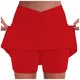 thumbnail image 1 of Conjunto de leggings con falda deportiva de cintura alta y bolsillos para mujer - Moda deportiva con cuello en V - Entrenamientos/ropa informal, 1 of 5