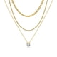 thumbnail image 1 of JeenMata - Paquete Múltiple de 3 Colgantes de Collar en Capas para Mujer, Chapado en Oro Amarillo, Cadena de Oro, Collar Tipo Gargantilla, Collar en Capas de Espiga, Regalo de Joyería, 1 of 6