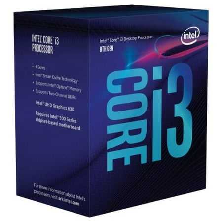 Quad Core Processor Motherboards - Intel Core i3-8300 3.7GHz Quad Core LGA1151 300 Series 62W Desktop Processor - BX80684i38300