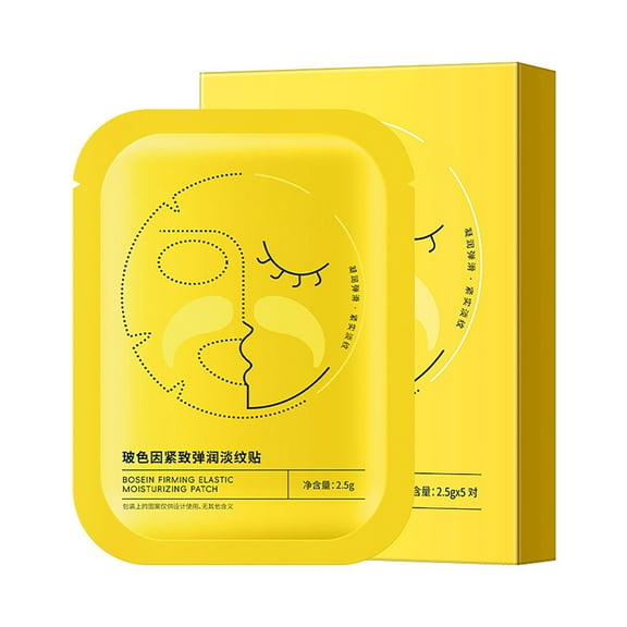 Gzwccvsn Firming And Elastic Wrinkle-lightening Patch Fades Fine Lines Moisturizes Lifts And Antiwrinkle Nasolabial Wrinkle Mask 5PCS Beauty SKin Care