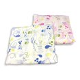 thumbnail image 2 of 100% Muslin Cotton Baby Swaddle Blanket (Aqua Pink) 47"x47", 2 of 2