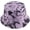 Purple, variant on CoCopeaunts Tie Dye Bucket Hat Reversible Fisherman Hat Summer Thin Beach Bucket Cap for Women Double-Sided Cotton Packable
