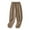 08-Khaki, variant on Linen Pants Women Casual Elastic Waist Wide Leg Boho Pants with Pockets Summer Fashion Loose Fit Lounge Cropped Pants Ladies Holiday Tracksuit Bottoms Joggers