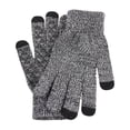 thumbnail image 1 of 1 Pair Winter Gloves Touch Screen Solid Color Polyester Warm Full Finger Gloves for Cycling, 1 of 10