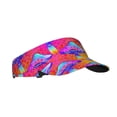 thumbnail image 2 of Kll Sport Sun Visor Hats Ball Caps Empty Top Baseball Sun Cap For Men Women-Magic Mushrooms, 2 of 8
